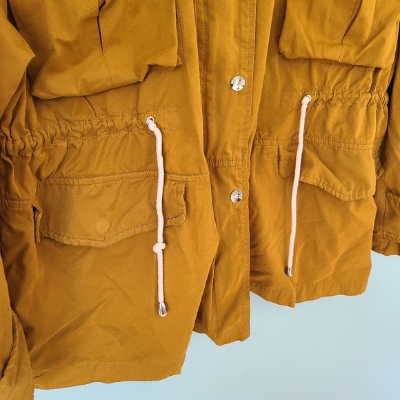 Mango Size XS Mustard Yellow Utility Jacket - Picture 5 of 8